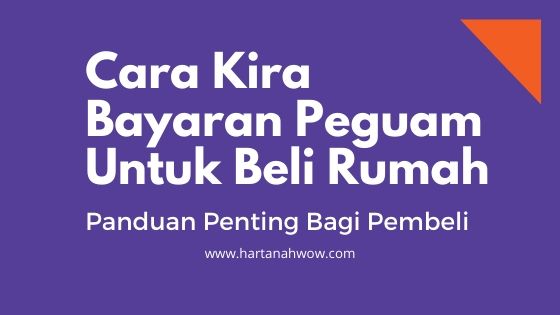 Cara Kira Bayaran peguam untuk beli rumah